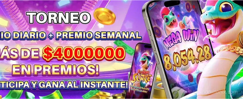 Banner promocional de Millonix Casino